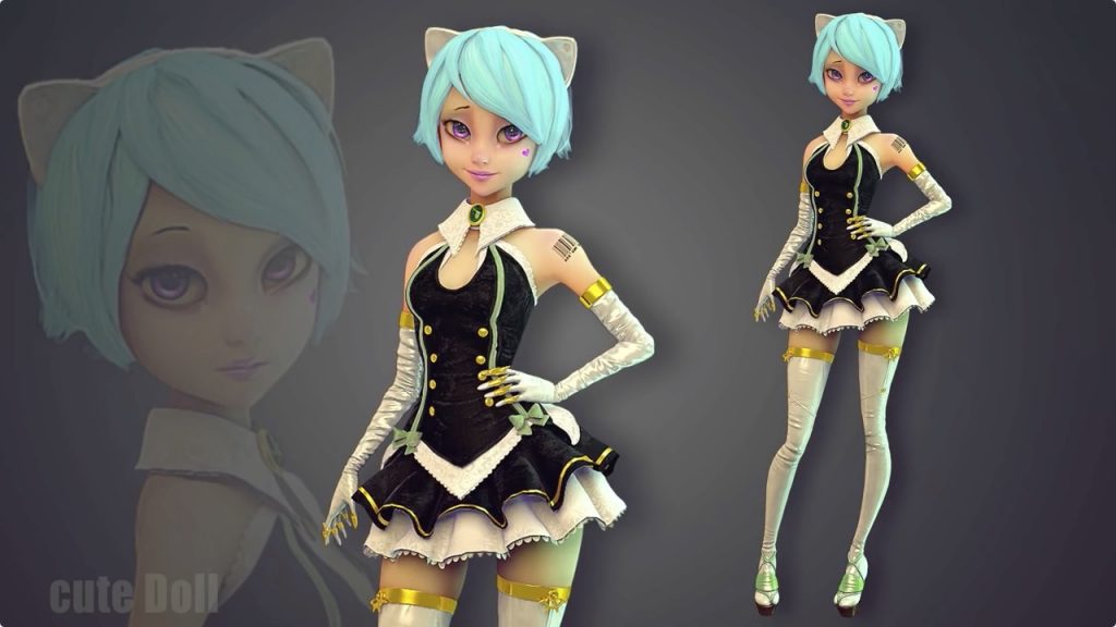 モデリングからリギングまで Zbrushで作る可愛らしいお人形制作チュートリアル Cg Geeks