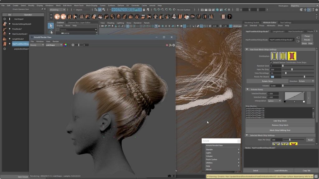 Mayaでヘアスタイリング キメ細やかで超リアルな髪の毛制作チュートリアル Cg Geeks