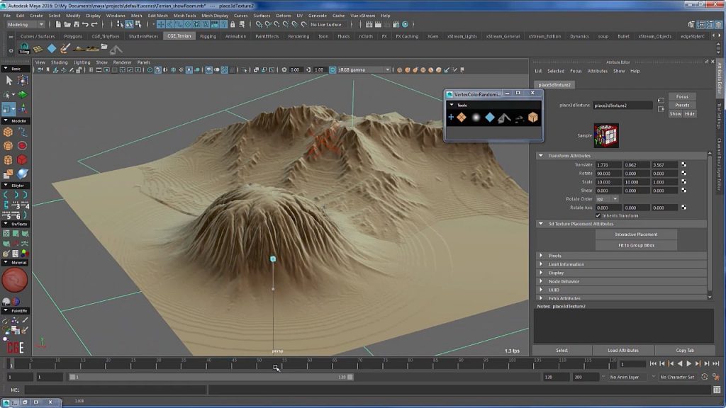 Mayaで山を創る Maya用山岳地形作成プラグイン Easy Terrain For Maya がナイスコスパ Cg Geeks