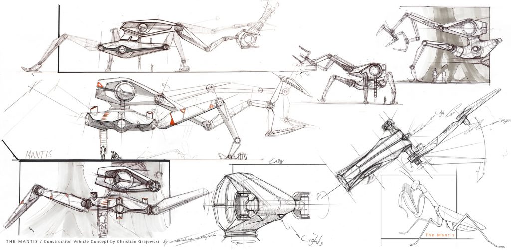 Project Ourea Sci-Fi Novel and Concept Art Book project; THE MANTIS