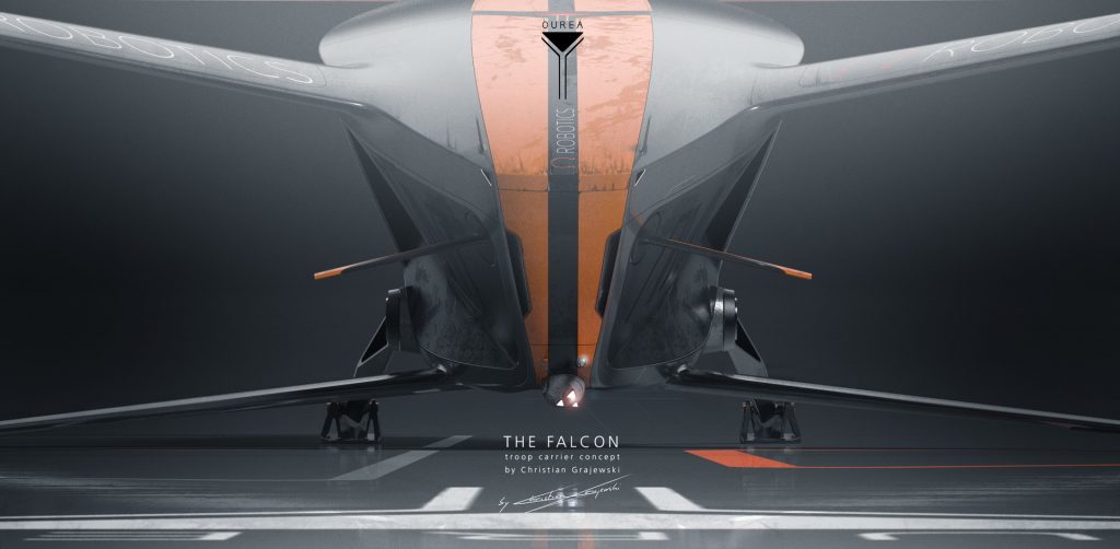 Project Ourea Sci-Fi Novel and Concept Art Book project; THE FALCON