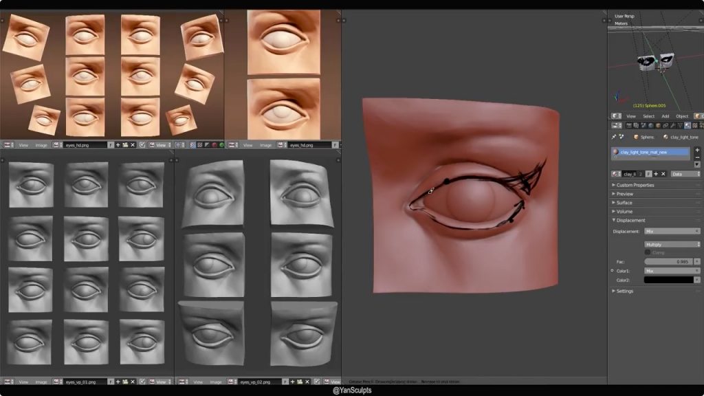 目が大事 Blenderでキレイな目をスカルプトするチュートリアル Cg Geeks